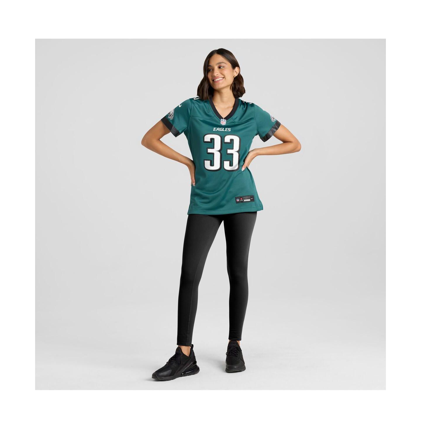 Женский топ Nike Cooper DeJean Midnight Green Philadelphia Eagles Team Game Jersey — фото 2
