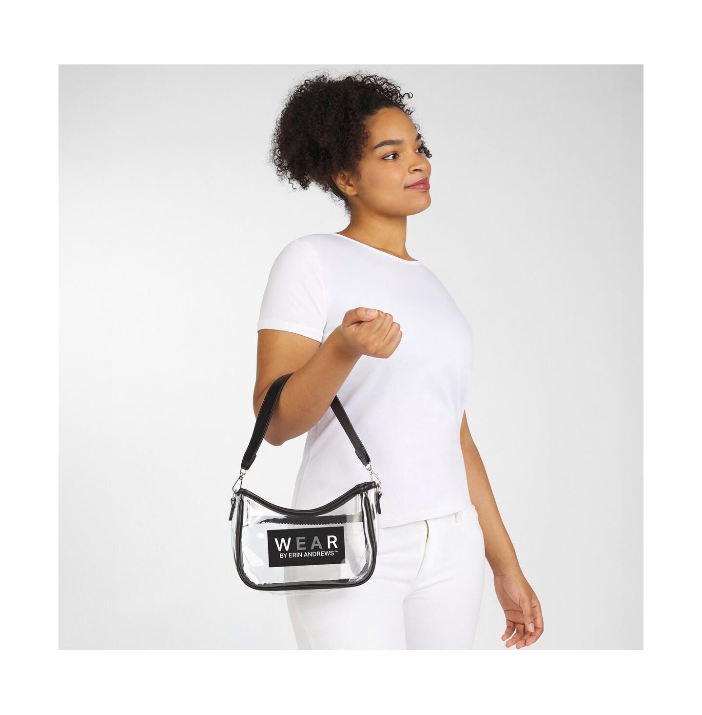 Женская сумка WEAR by Erin Andrews Cleveland Guardians Clear Stadium Mini Purse — фото 2