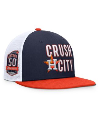 Nike - Men's Navy/Orange Houston Astros Pro Performance Trucker Snapback Hat