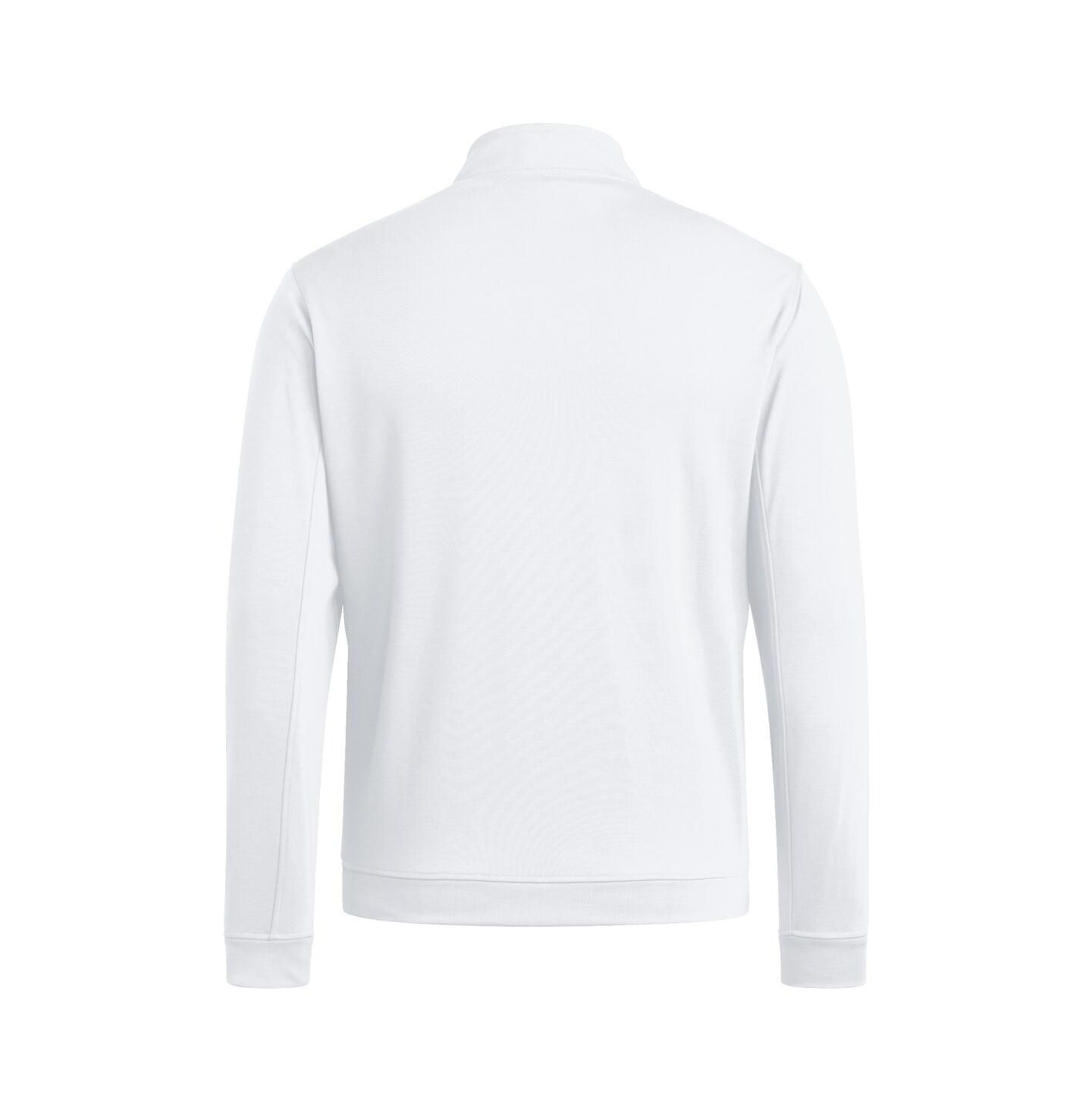 Мужская куртка adidas White Miami Hurricanes Elevated Quarter-Zip — фото 2