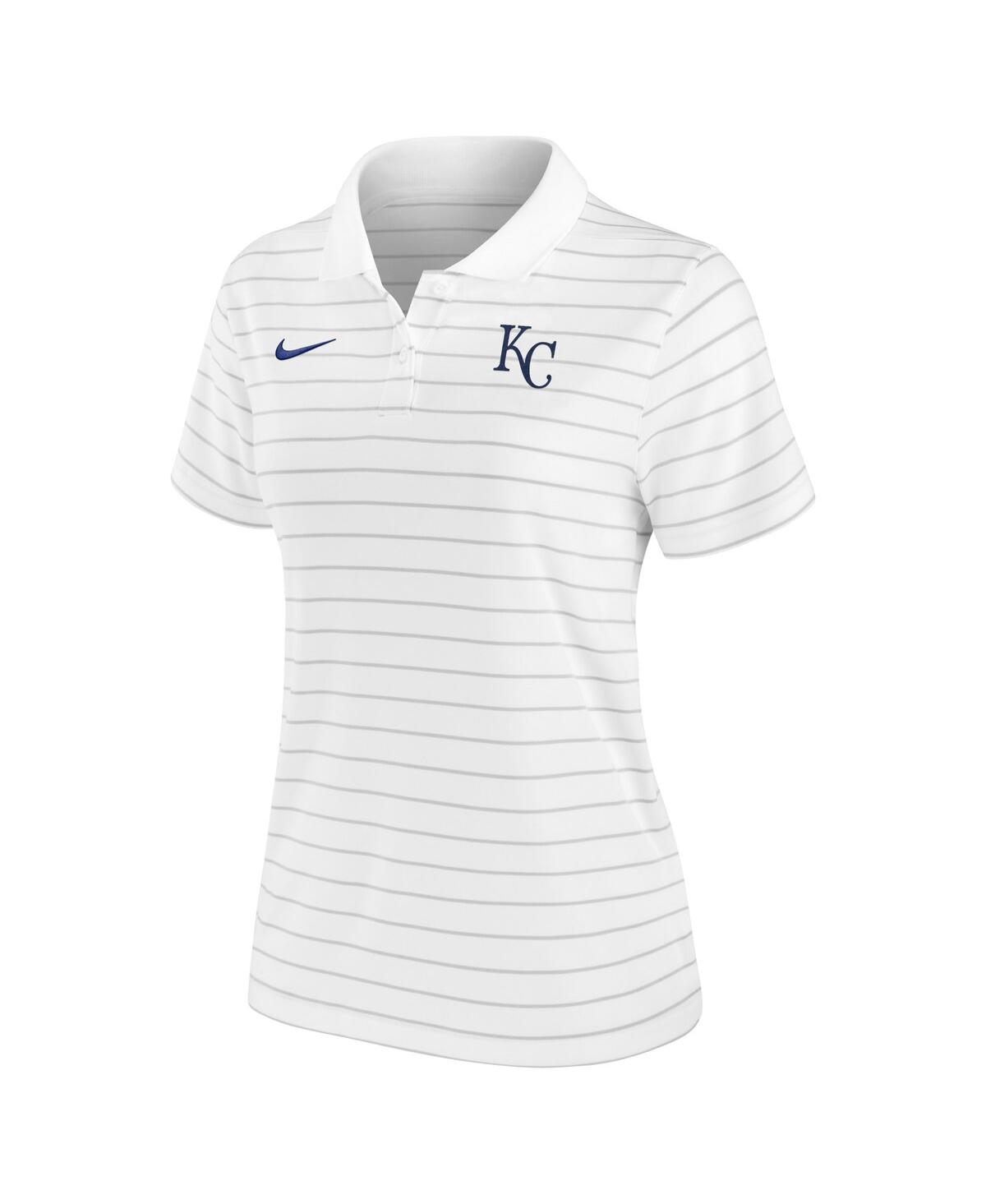 Nike Women's White Kansas City Royals Authentic Collection Victory Performance Polo Shirt In White