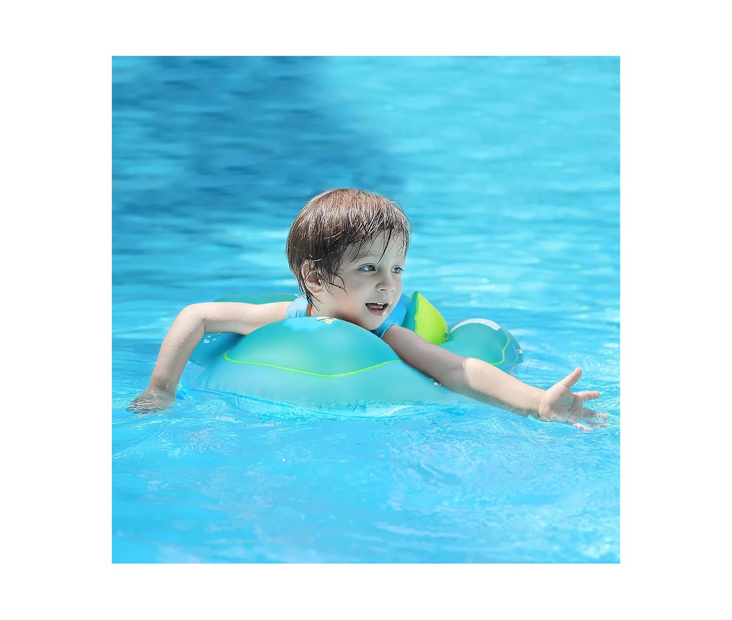 Детская игрушка Cowin Infant Dolphin-Pattern Pool Float with Canopy — фото 6
