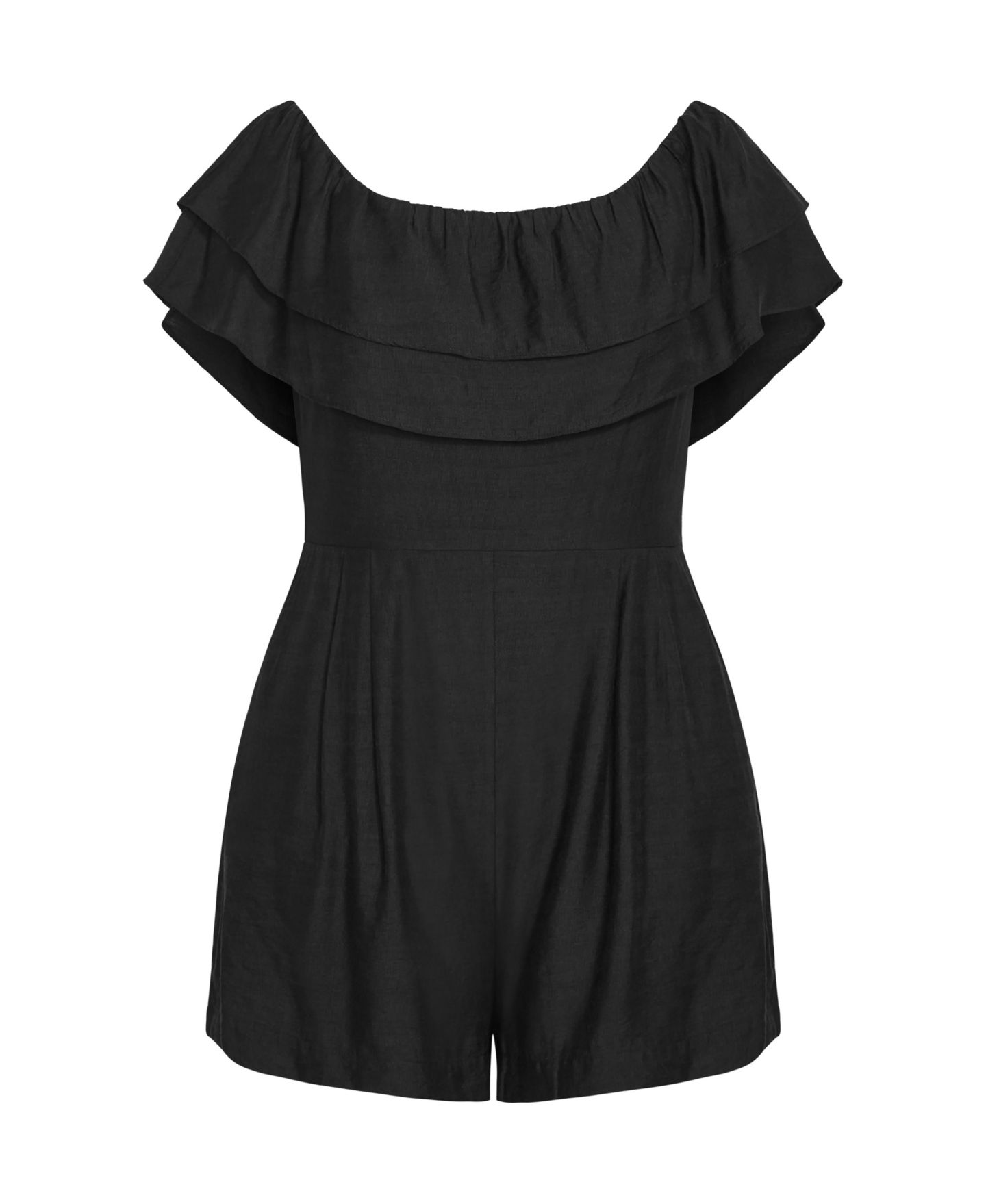 Женские платья CITY CHIC Poppy Playsuit, цвет: Чёрный — фото 4