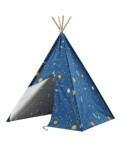 Детская игрушка ASWEETS Starry Sky Glow-in-the-Dark Canvas Teepee Tent, Ages 3+