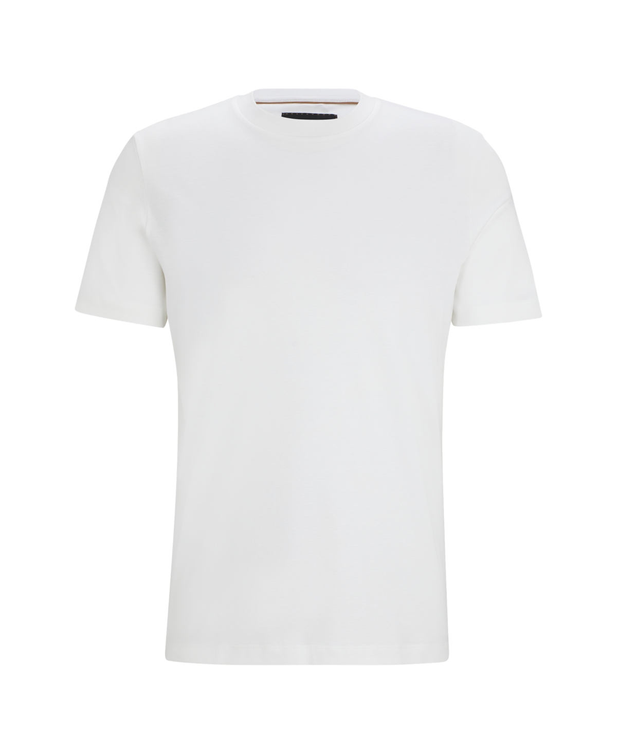 Hugo Boss Tiburt Regular-fit T-shirt In Open White