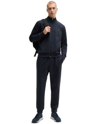 Men's Logo Print Zip-Up Sweatshirt