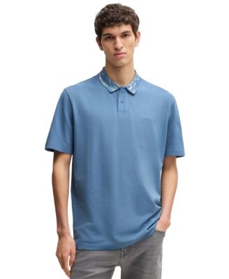 Hugo Boss - Men’s Relaxed-Fit Cotton-Piqu&eacute; Polo Shirt