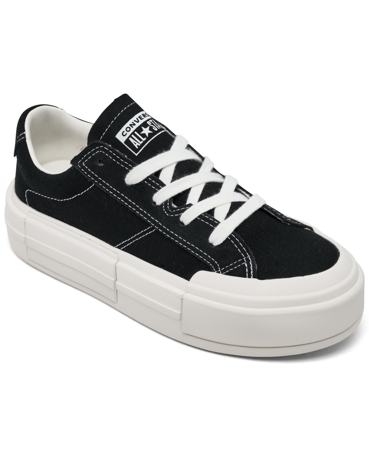 Women's Chuck Taylor All Star Cruise Casual Sneakers from Finish Line - Black, White