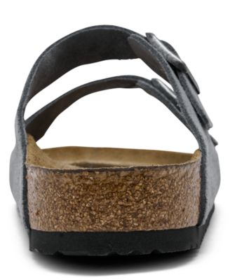 Men's Arizona Suede Leather Soft Footbed Casual Sandals from Finish Line