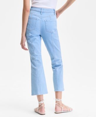 Women's High-Rise Cropped Flare Jeans, Exclusively at Macy's