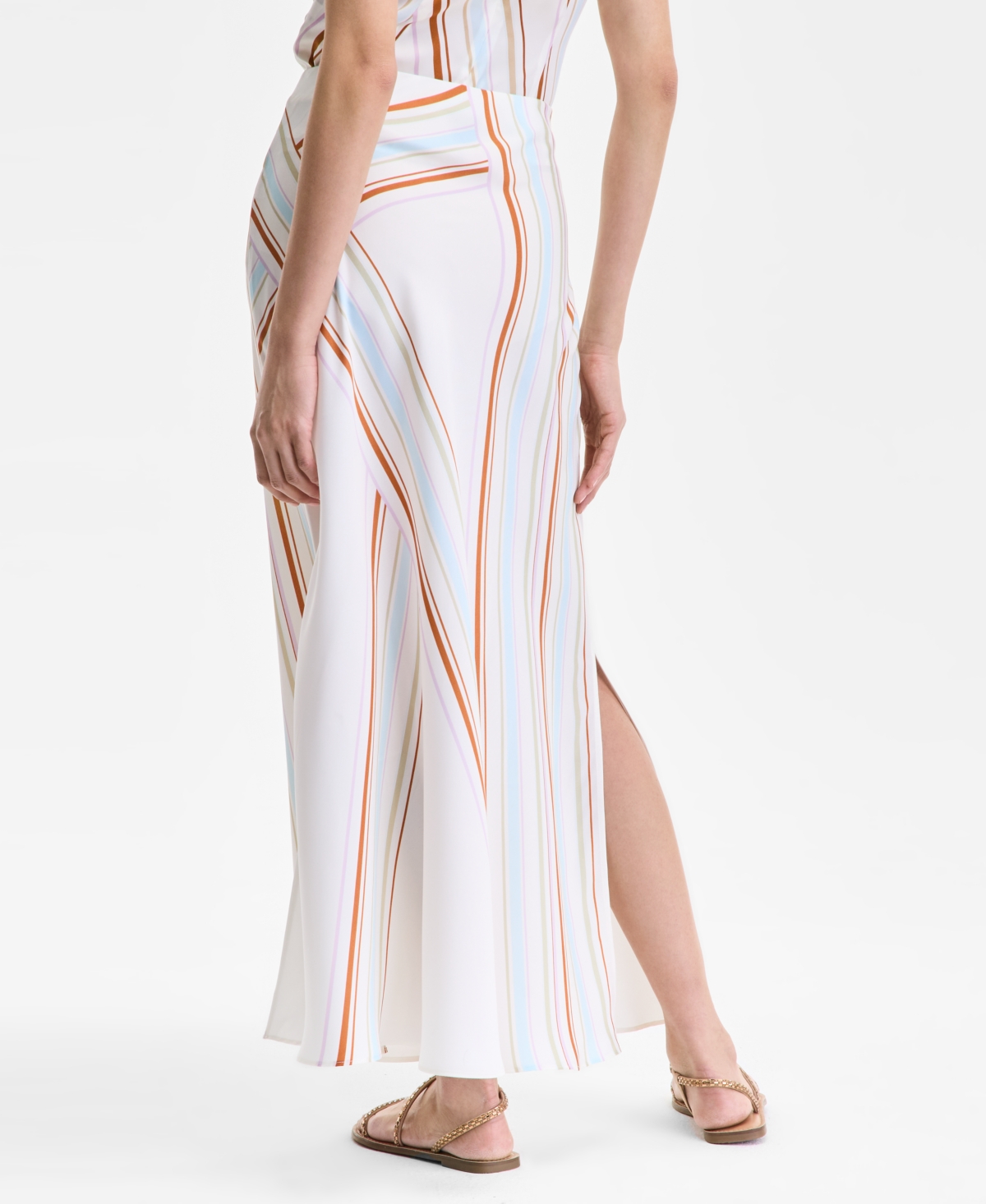 Inc International Concepts Women's Striped Maxi Skirt, Exclusively At Macy's
