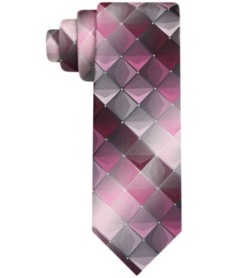 Men's Shadow Grid-Pattern Tie