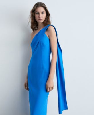 Women's Off-Shoulder Asymmetric Dress