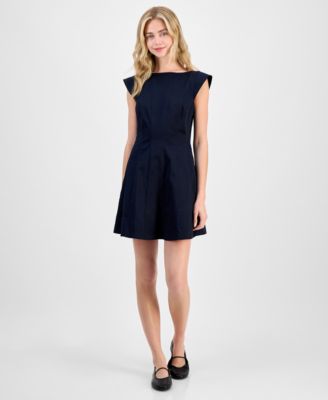 French Connection - Women's Multi-Seam Scoop-Back Dress