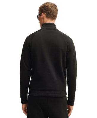 Men's Double B Monogram Zip-Neck Sweatshirt