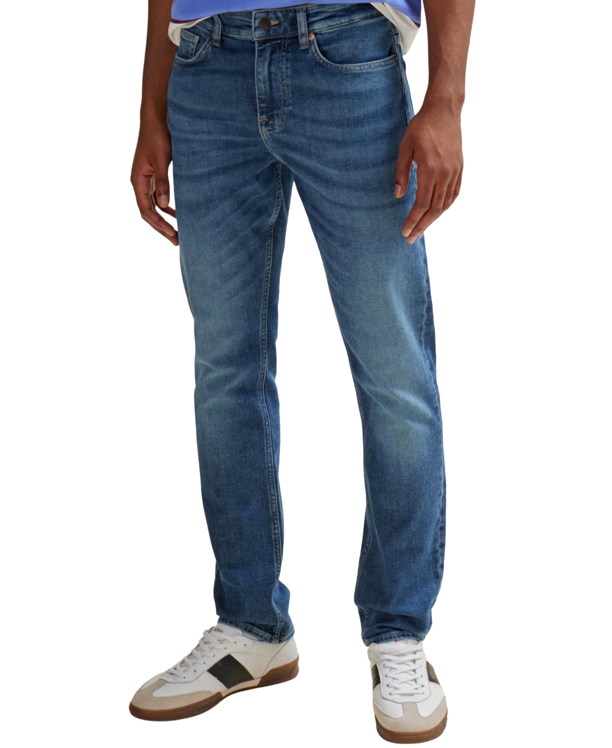 Boss by Hugo Boss Men's Slim-Fit Jeans - Medium Blue