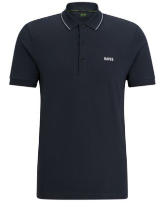 Men's Tonal Logo Slim-Fit Polo Shirt
