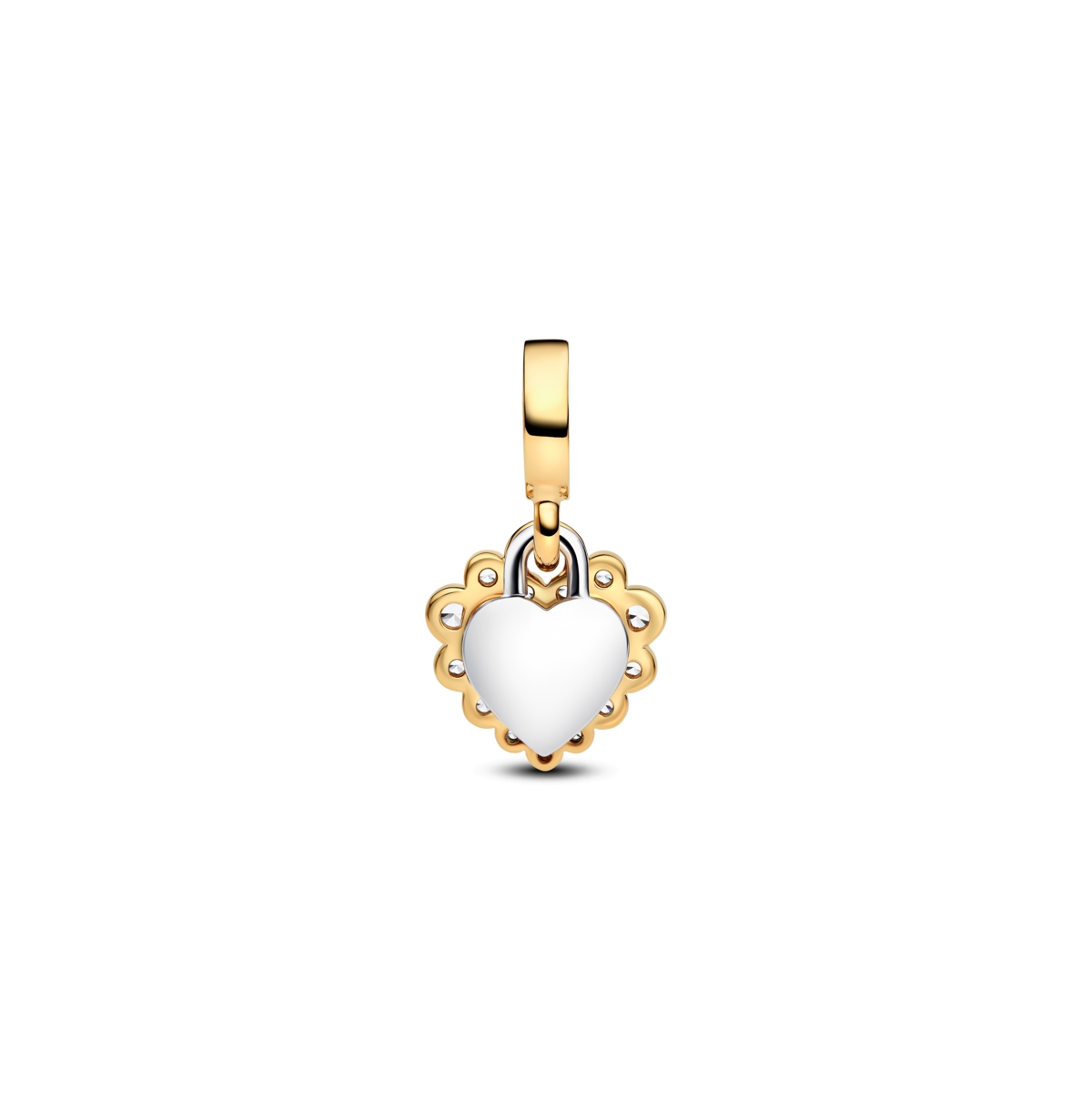 Pandora Sparkling Heart Double Dangle Charms