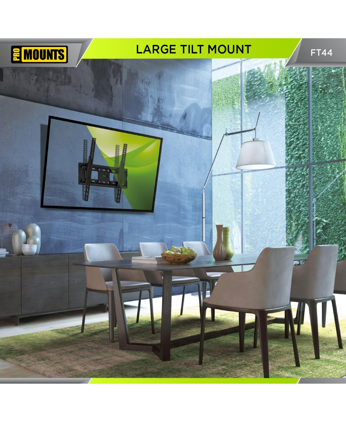 ProMounts Tilt Tv Wall Mount for TVs 32"