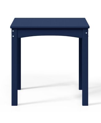 Kids 24" Wide HDPE Plastic Childrens Square Dinner Table