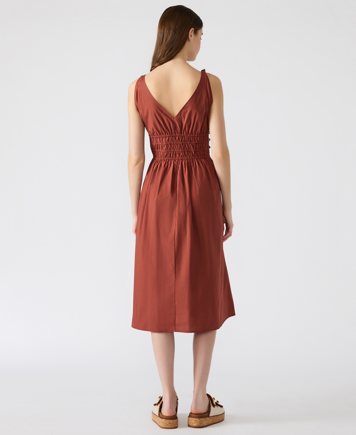 Steve Madden Women's Kassie Cotton Midi Dress