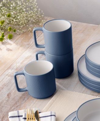 Colortex Stone Stax Mugs, Set of 4