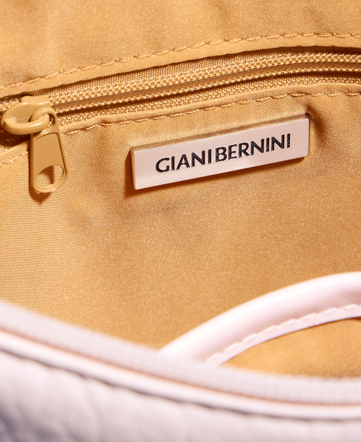 Giani Bernini Pebble Crossbody, Created For Macy's In Rose Water