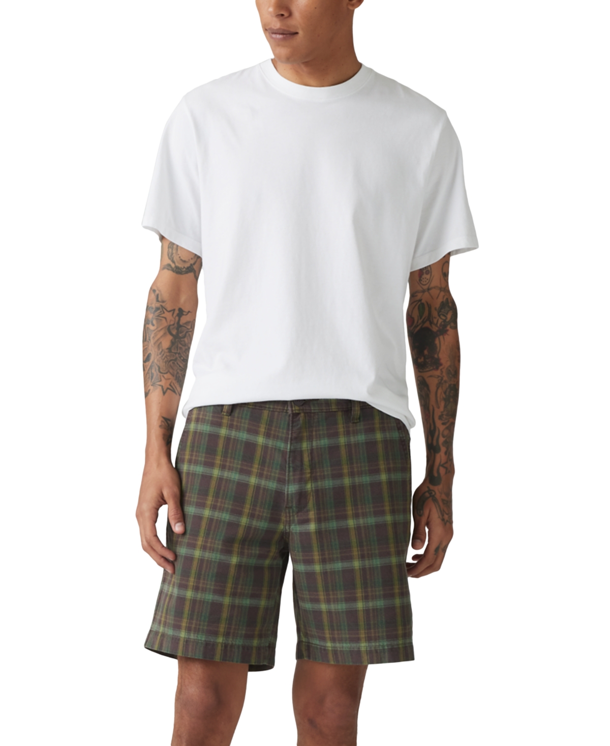 Levi's S Men's Relaxed-fit 8" Chino Shorts In Brown