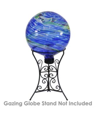 Gazing Globe Glass Garden Ball for Lawn, Patio or Indoors - 10" Diameter