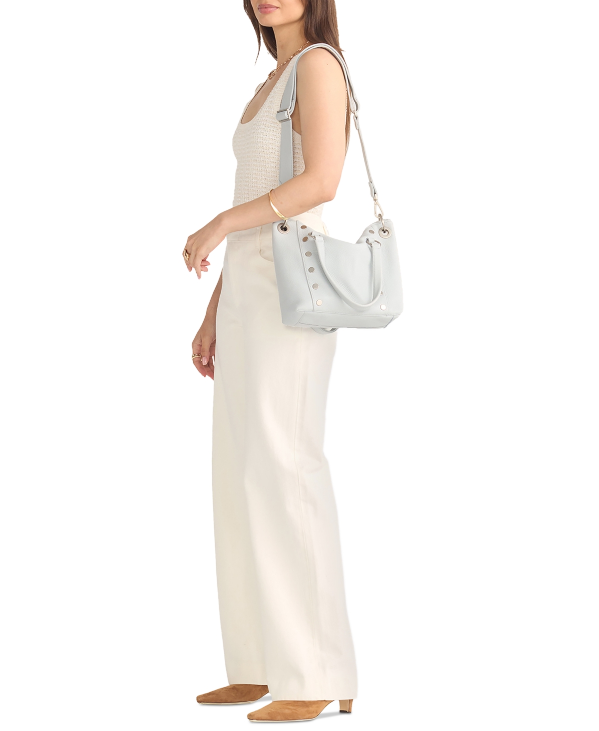 Hammitt Daniel Medium Leather Tote In Bluebird