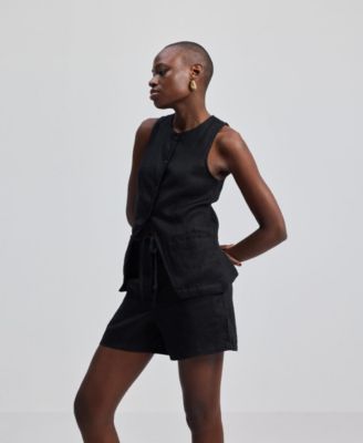 Women's Hemp Shorts in Black