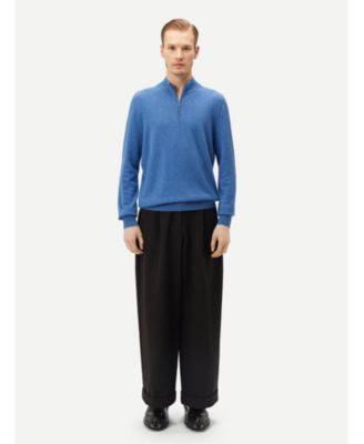Men's Cashmere Half-Zip Sweater