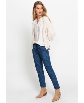 Women's Lisa Fit Paisley Denim Pant