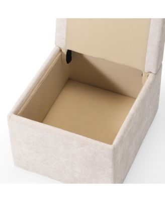 Modern Upholstered Chenille Armless Dining Chairs With Casters