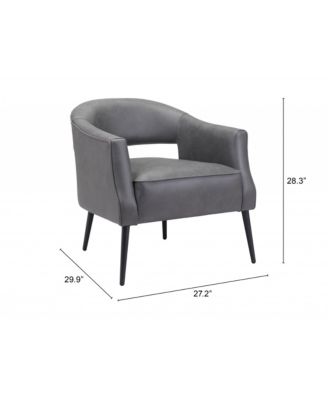 Faux Leather and Gold Armchair for Stylish Living Room or Office Decor