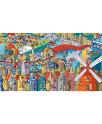 Prime Eye Spy 1000 Piece Puzzle - Sneaky Peakers: Amsterdam