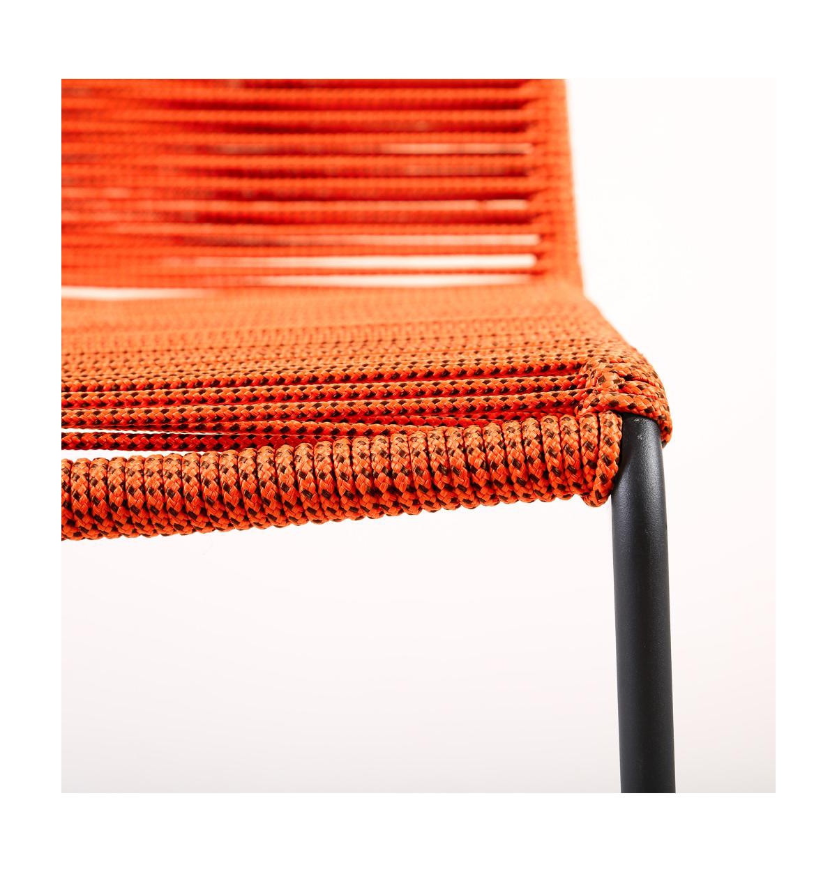 Set of Two Metal Dining Chairs – Modern Outdoor Seating for Patio & Garden