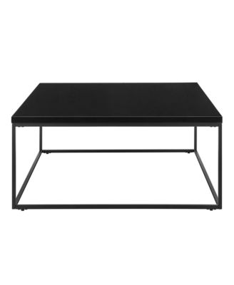 Metal Square Coffee Table for Modern Living Room Decor