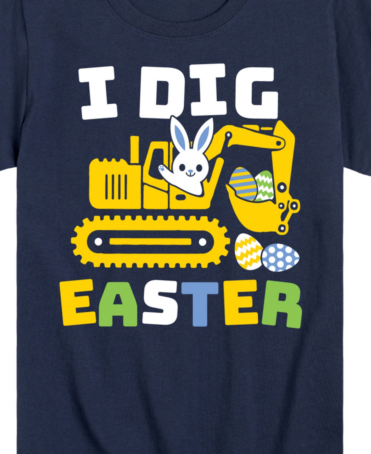 Hybrid Toddler Boys I Dig Easter Graphic T-shirt In Blue