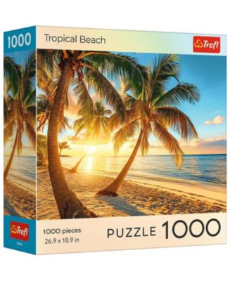Trefl Red 1000 Piece Puzzle - Sunset Tropical Beach - Macy's