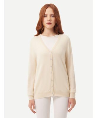 Women's Essential Cashmere V-Neck Cardigan