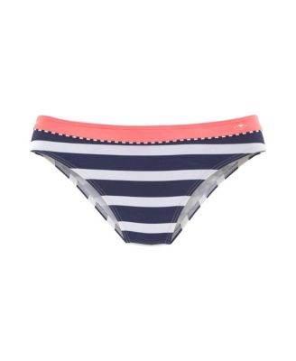 Women's Striped Classic Bikini Swimsuit Bottom