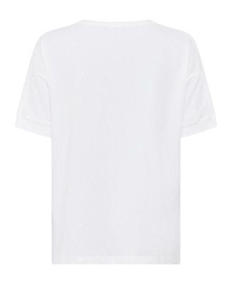 Women's Large Scale Floral Print T-Shirt