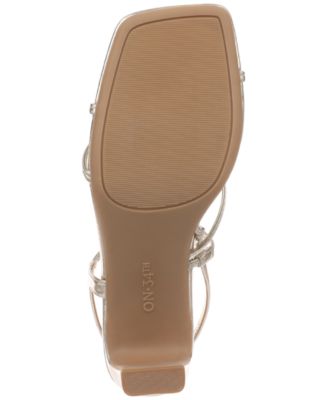 Women's Cloverr Strappy Block-Heel Sandals, Created for Macy's