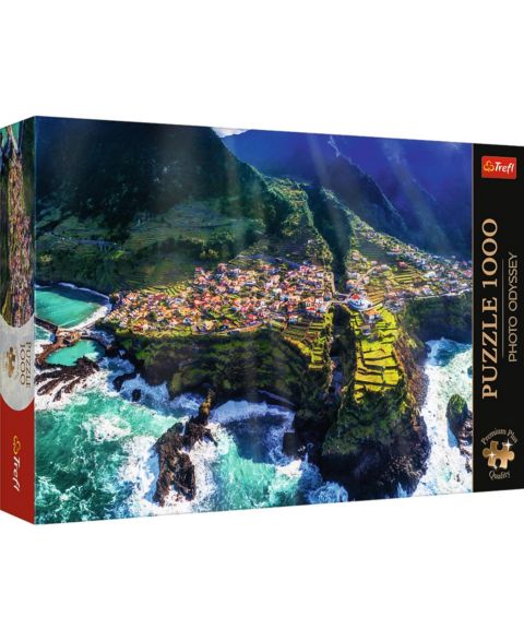 Детская игрушка Trefl Photo Odyssey Madeira Island, Portugal 1000-Piece Puzzle, Ages 12+, цвет: Разноцветный