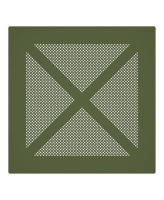 5-Piece Outdoor Resin Square Patio Dining Table Set with Modern Stackable Patio Dining Chairs