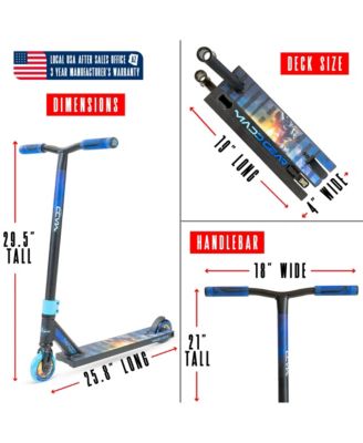 Pro Stunt Scooter for Kids Ages 5+ – Lightweight Durable Trick Scooter for Skatepark and Street – MG2 - Horizon