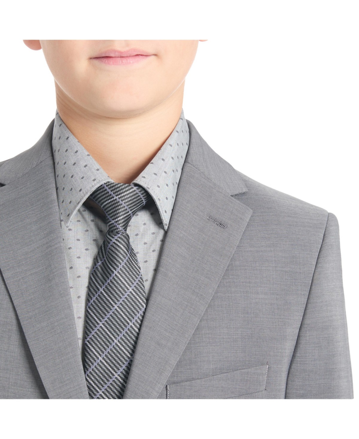 Детские Kenneth Cole Reaction Big Boys Slim Fit 2 Piece Stretch Suit — фото 5