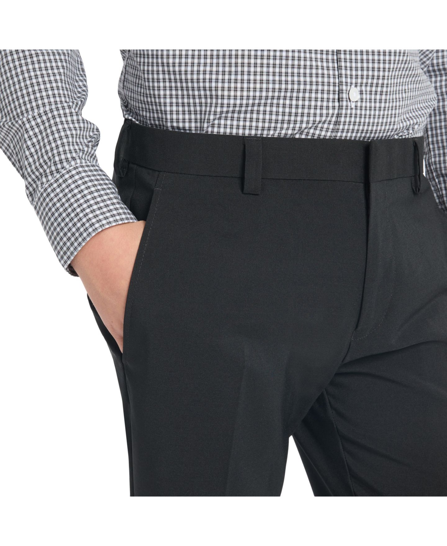 Комплект Kenneth Cole Reaction Slim-Fit Stretch Jacket and Pants, 2-Piece Set для мальчиков, цвет: Чёрный — фото 6