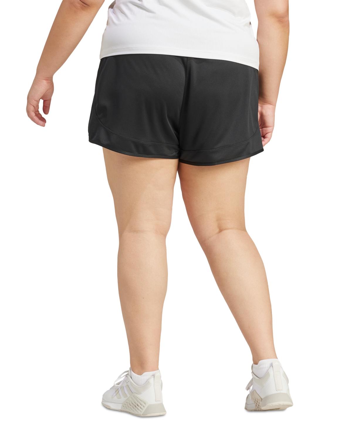 Adidas Originals Plus Size Pacer Essentials Performance High-rise Shorts